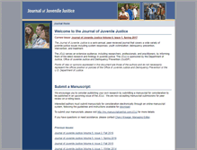 Tablet Screenshot of journalofjuvjustice.org